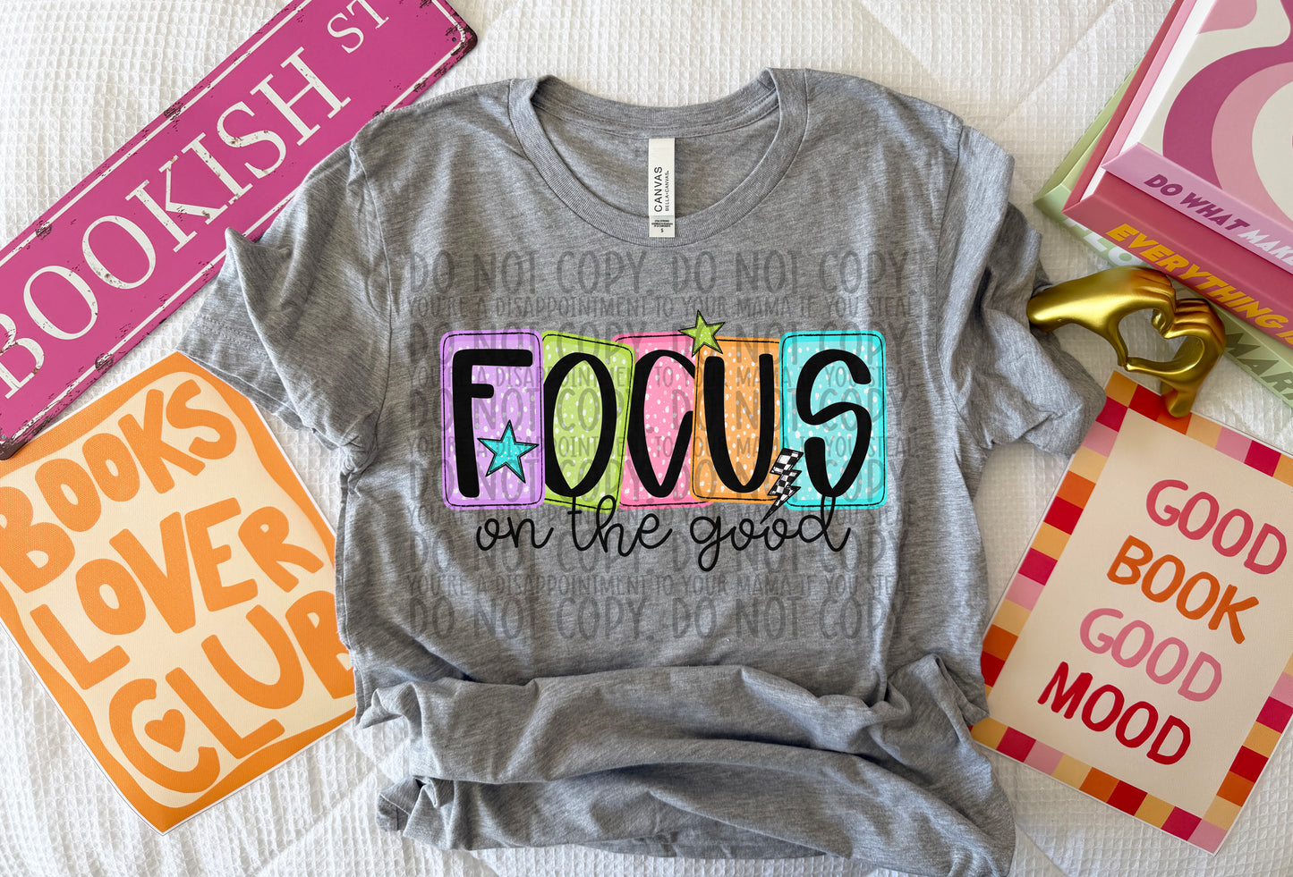 Focus On The Good Colorful Blocks