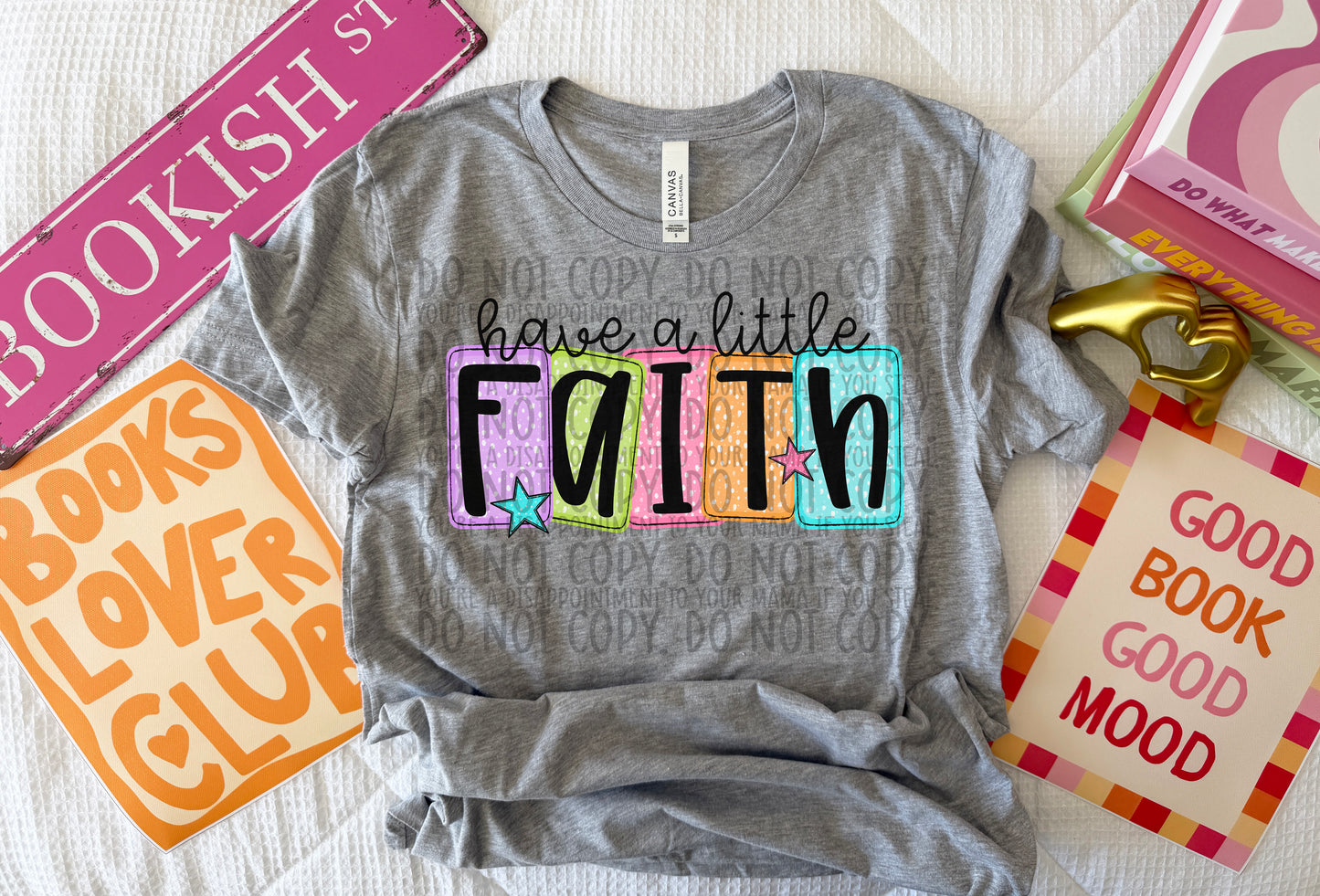 Have A Little Faith Colorful Blocks