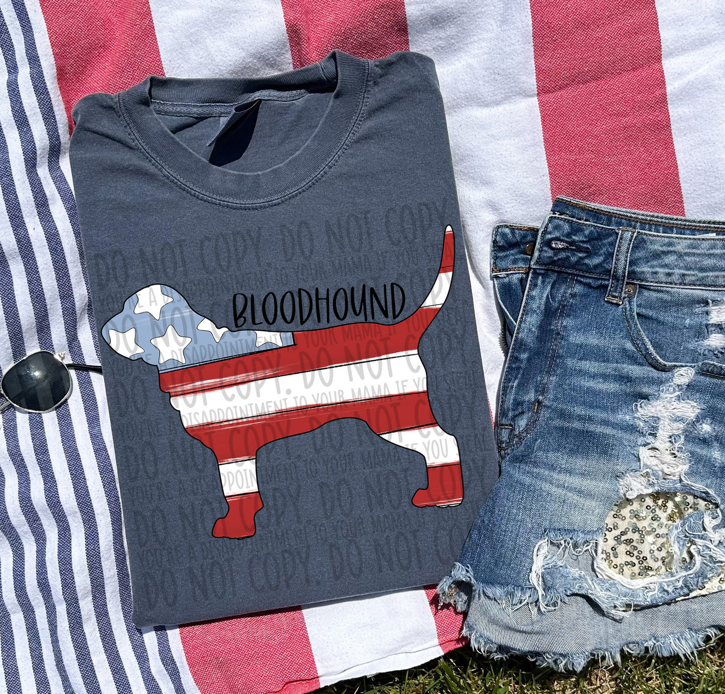 Patriotic Dogs - BLACK TEXT
