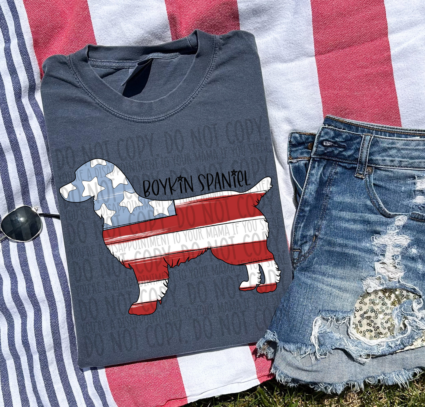 Patriotic Dogs - BLACK TEXT