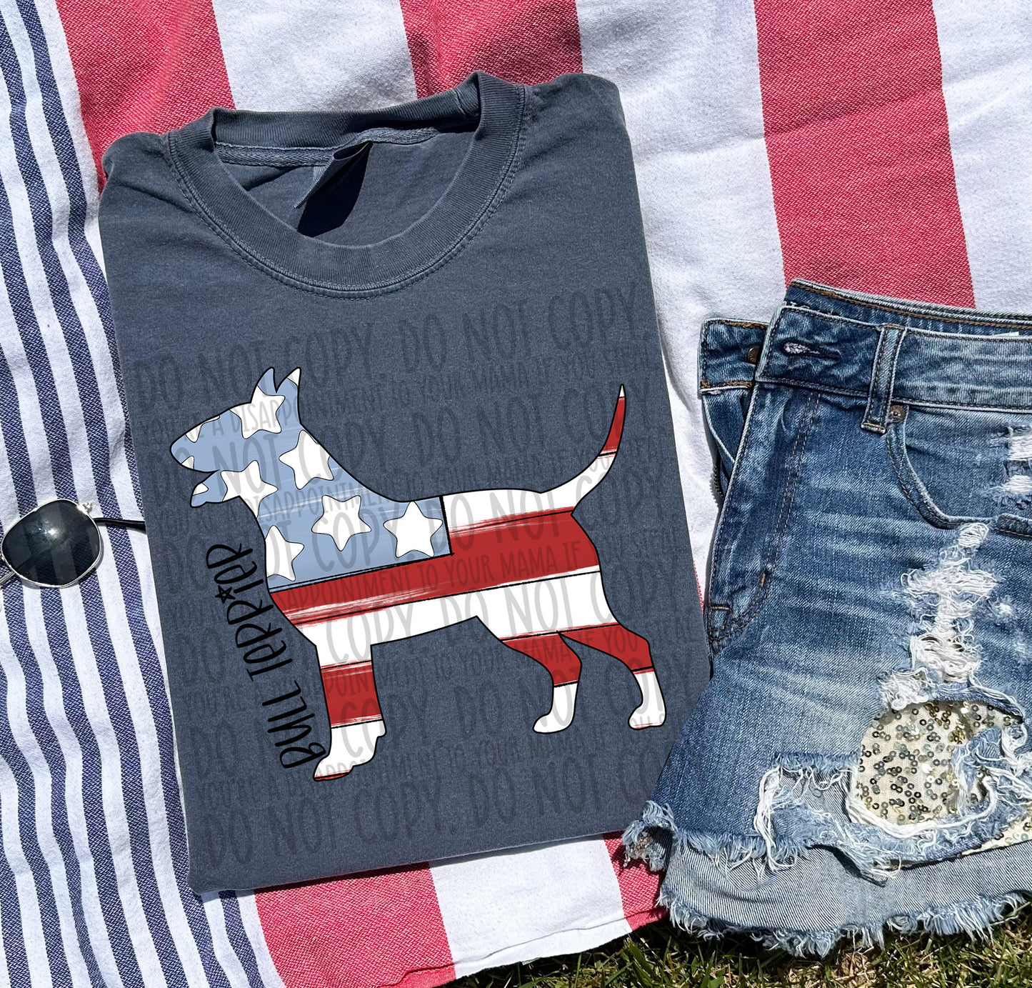 Patriotic Dogs - BLACK TEXT