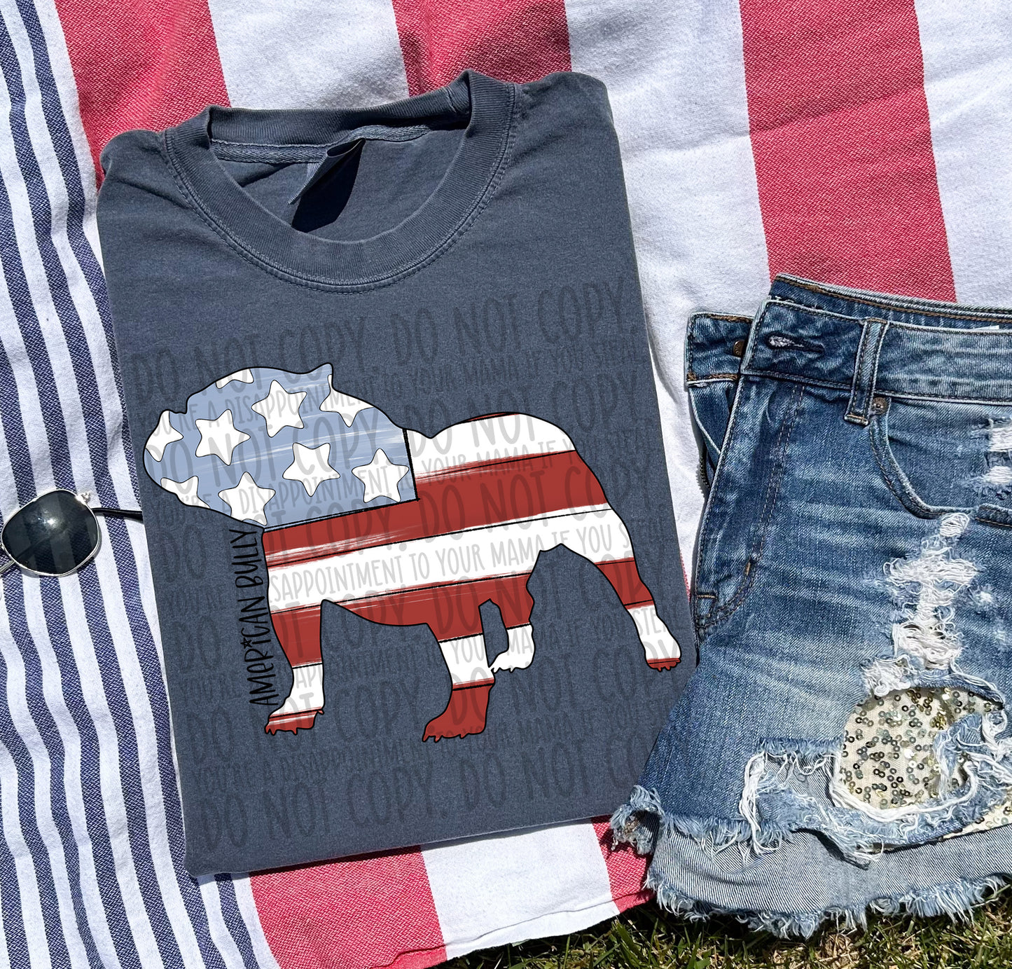Patriotic Dogs - BLACK TEXT