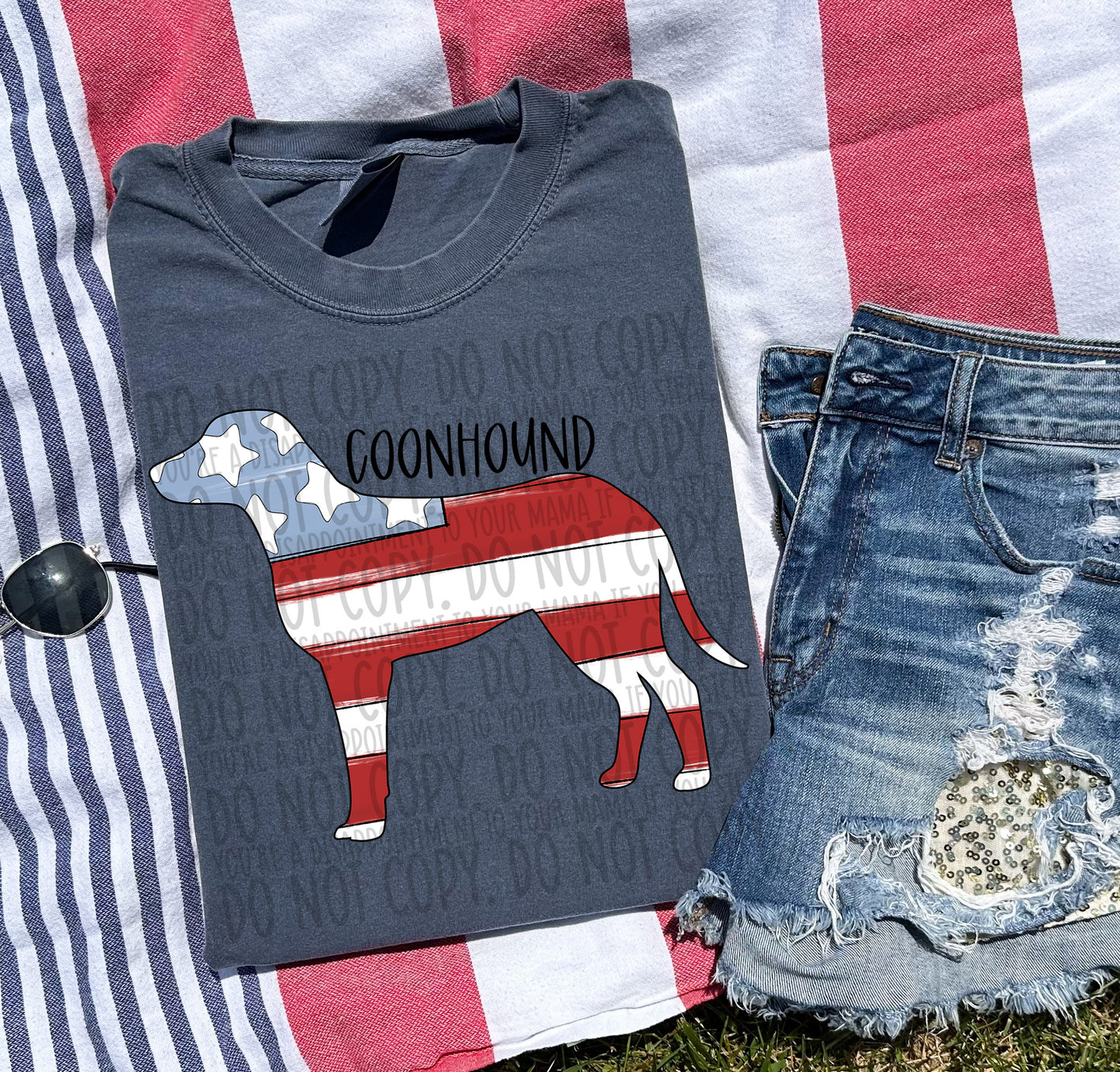 Patriotic Dogs - BLACK TEXT