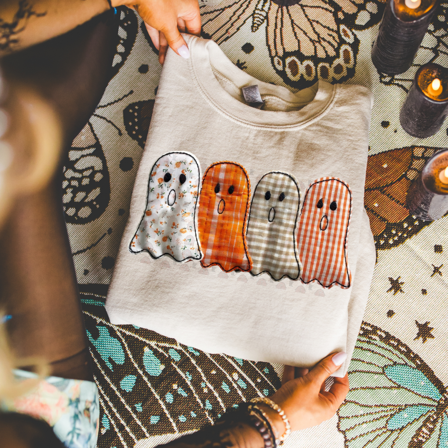 4 Cute Quilted Ghosts