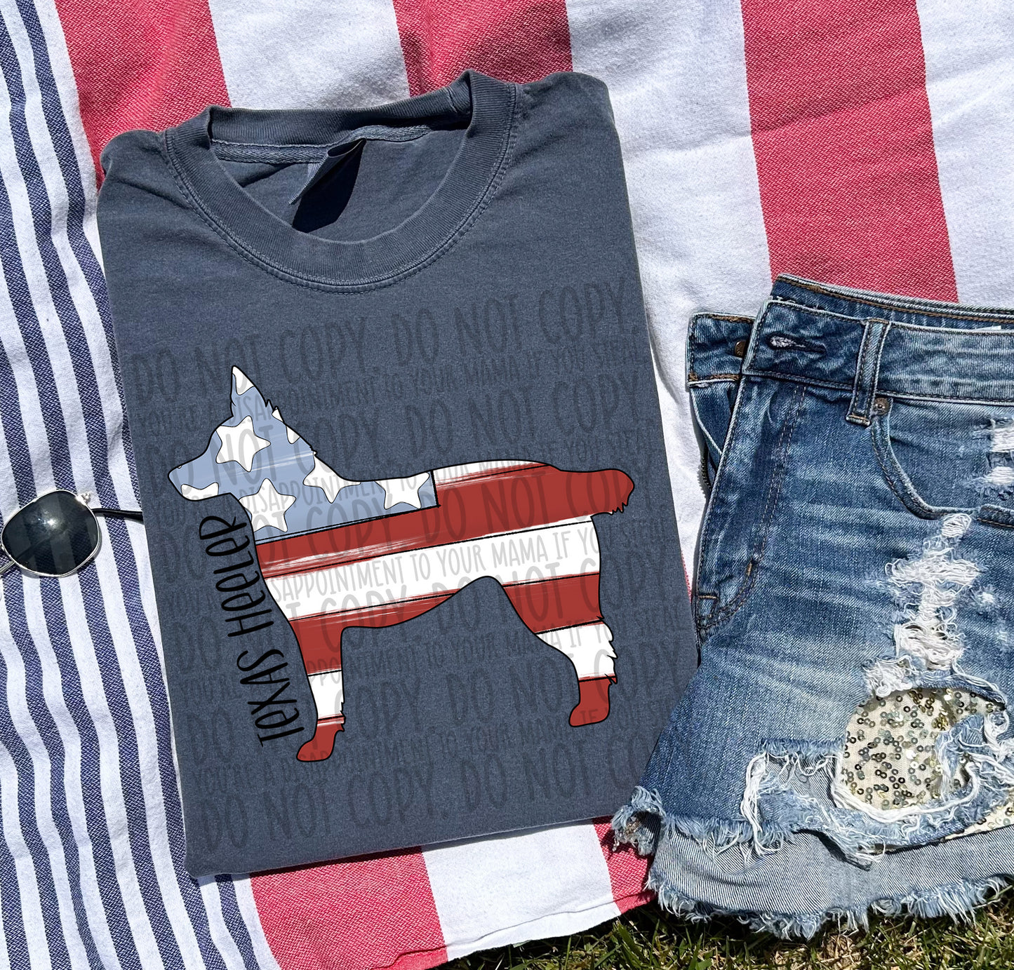 Patriotic Dogs - BLACK TEXT