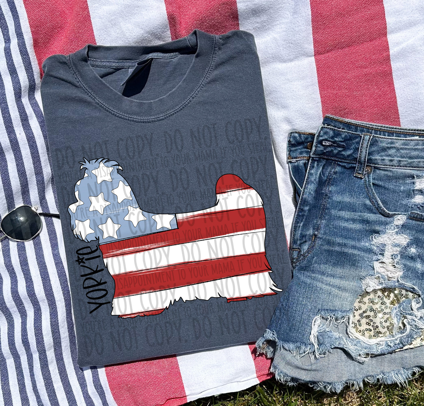 Patriotic Dogs - BLACK TEXT