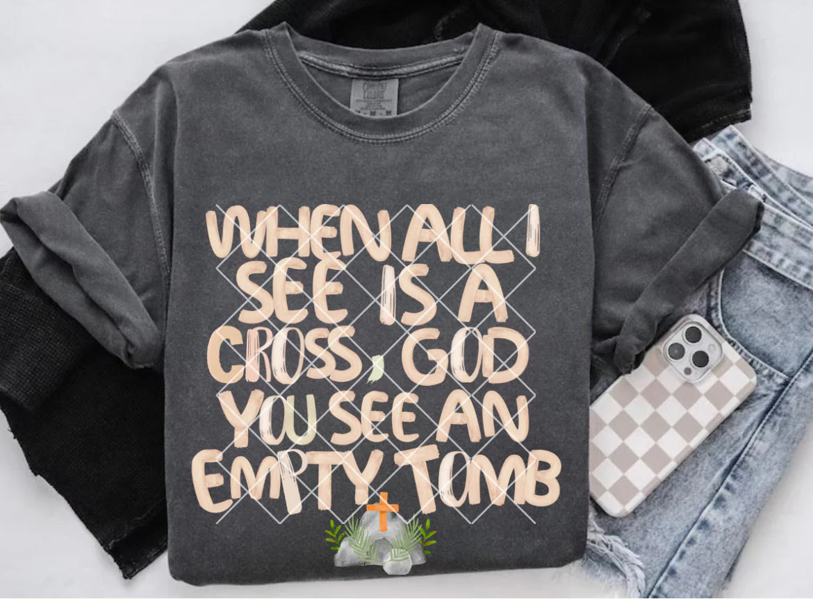 When All I See Is A Cross