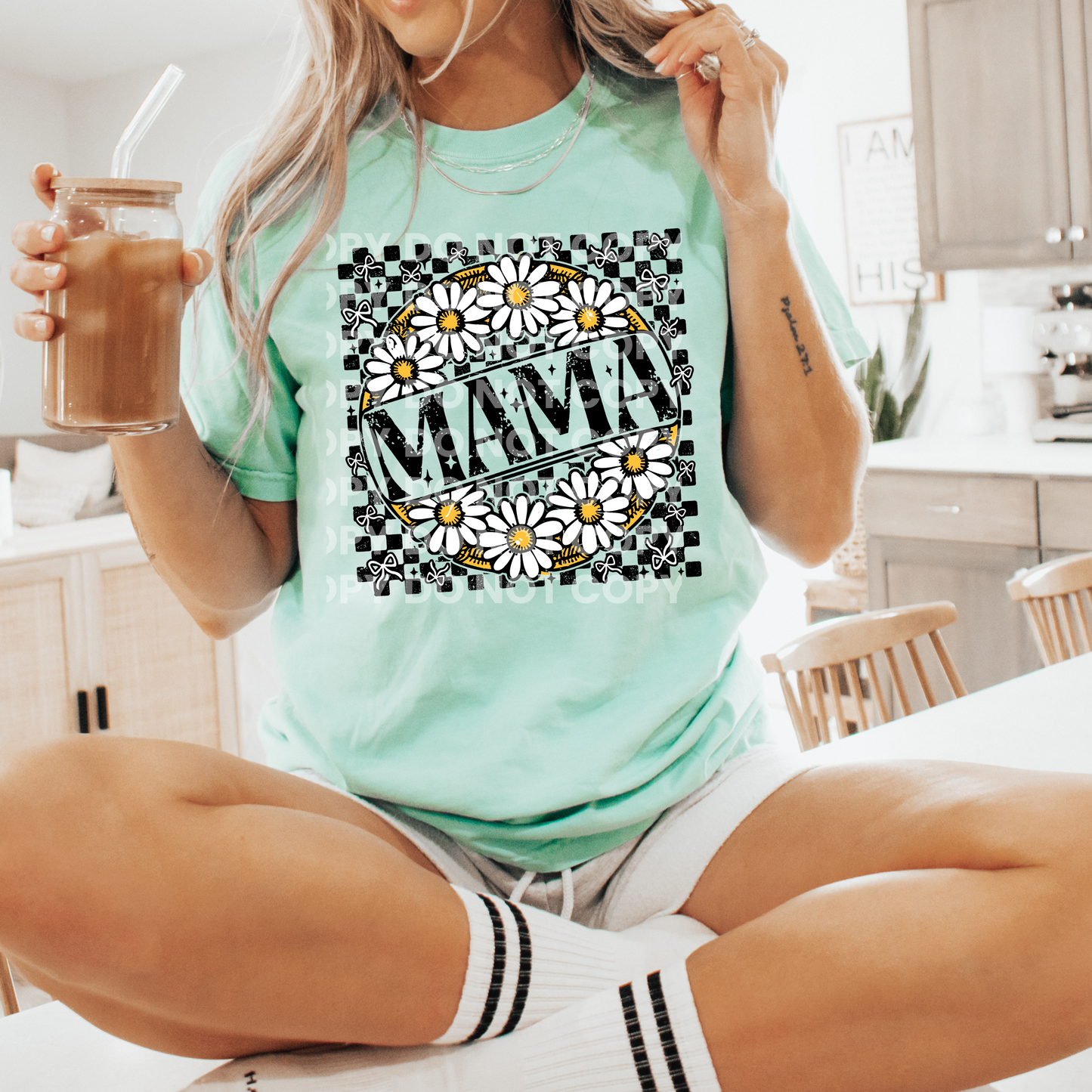 Checkered Daisy Mama