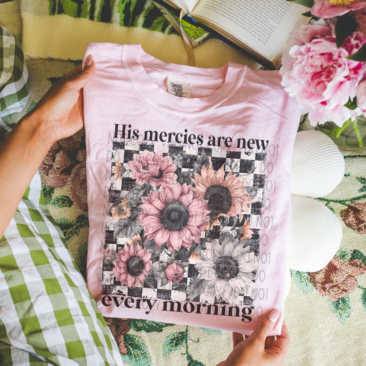 Floral and Checkers His Mercies Are New
