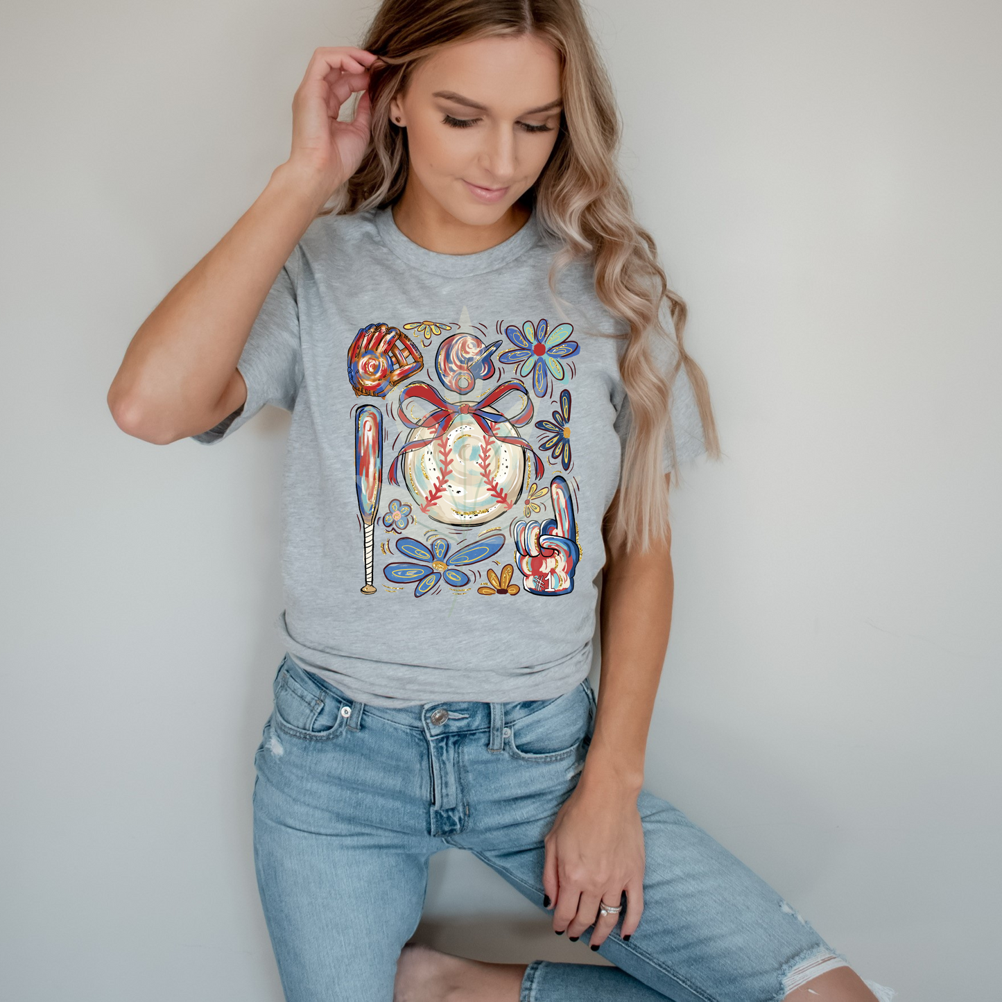 Floral Baseball Things