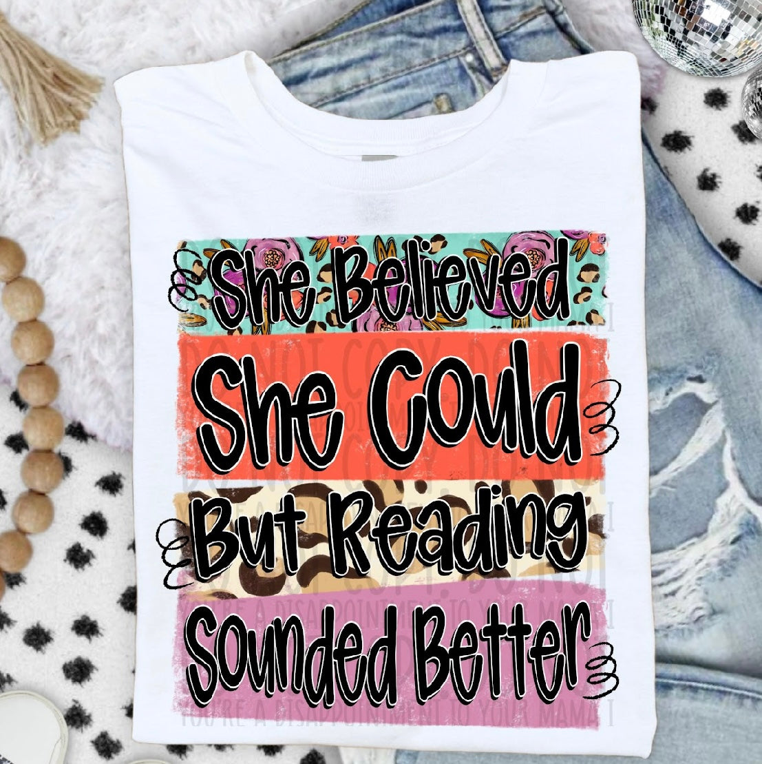 Floral Leopard Brushstroke Sayings