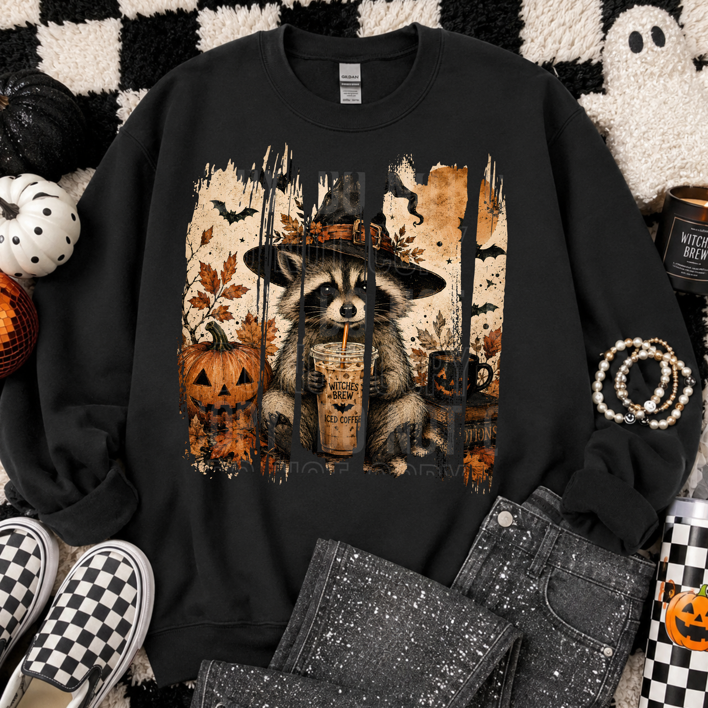 Halloween Racoon Brush
