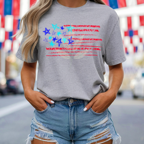 Hand Doodle Flag