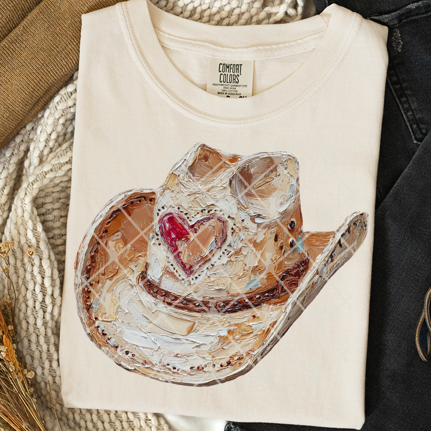 Hand Painted Cowboy Hat