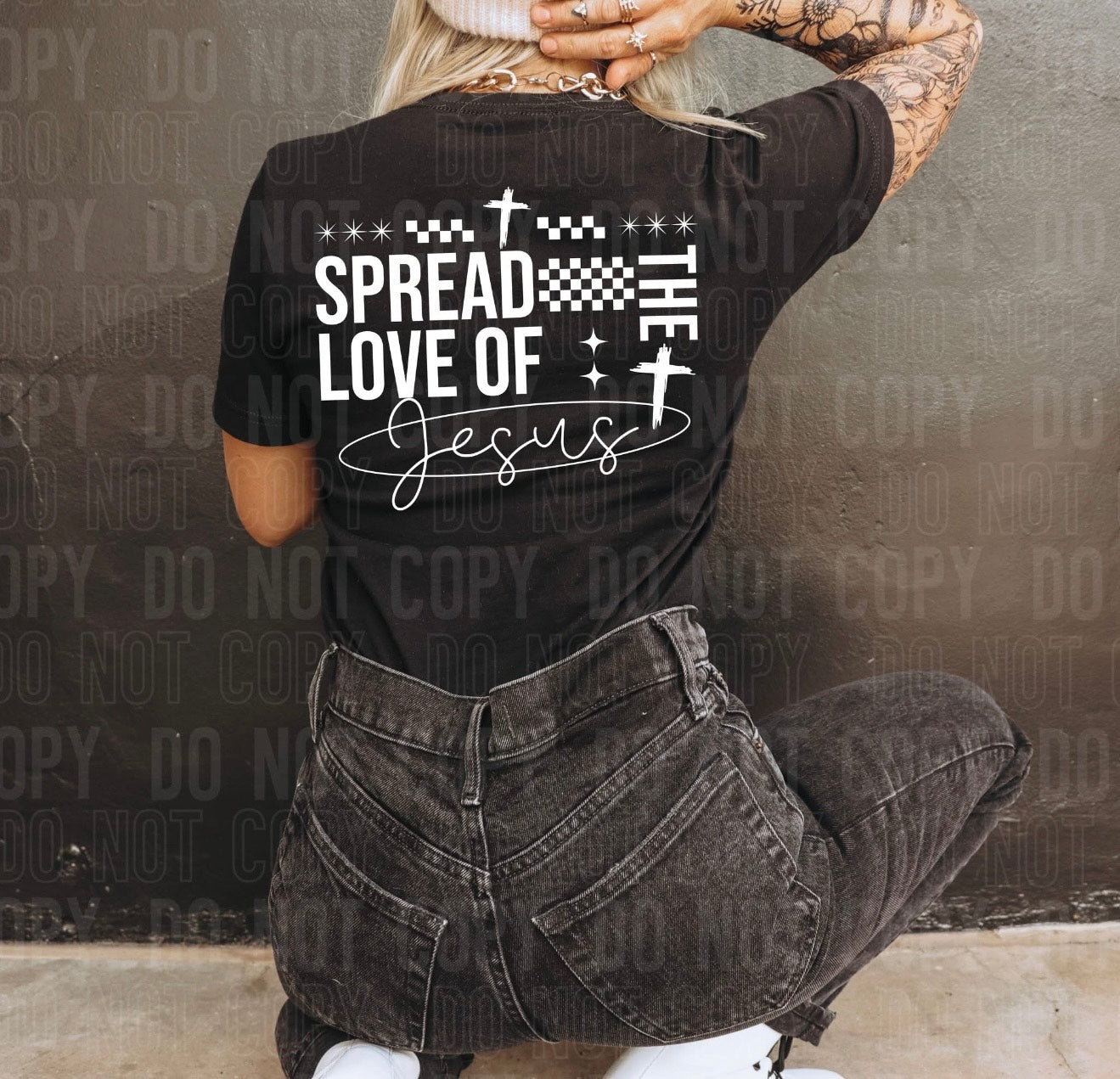 SEMI EXCLUSIVE - Checkered Spread The Love Of Jesus