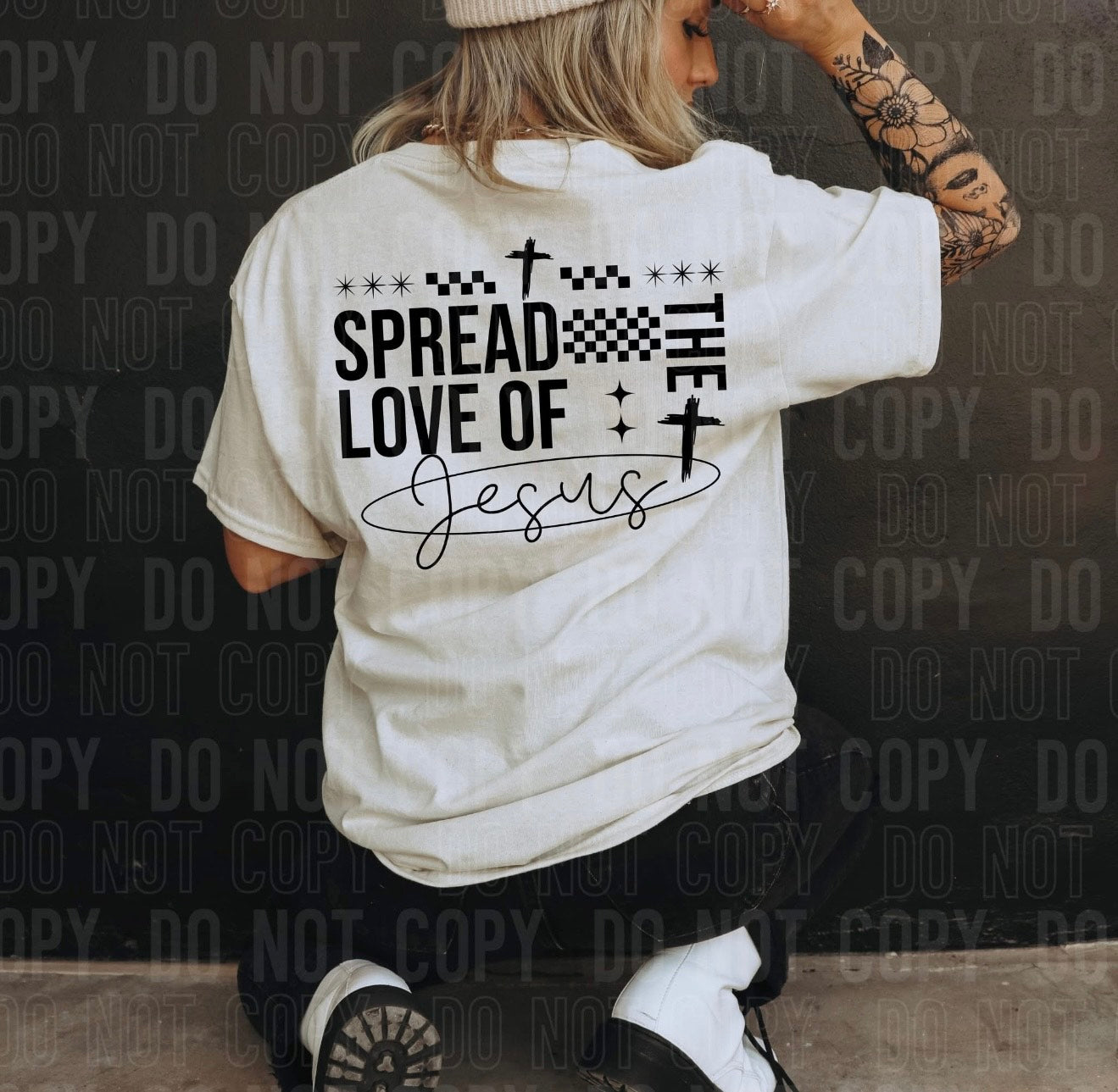SEMI EXCLUSIVE - Checkered Spread The Love Of Jesus