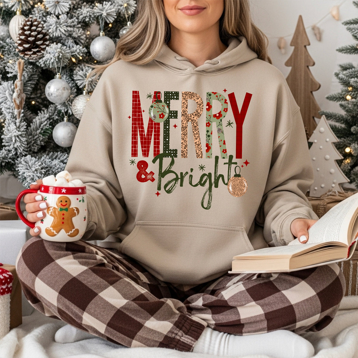 Merry And Bright Red And Green