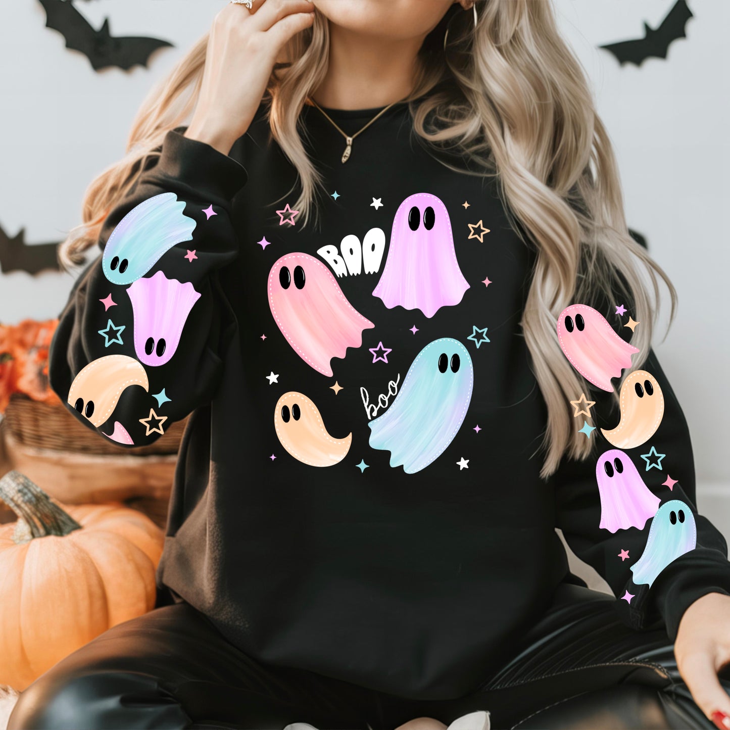 Boo Pastel Ghosts