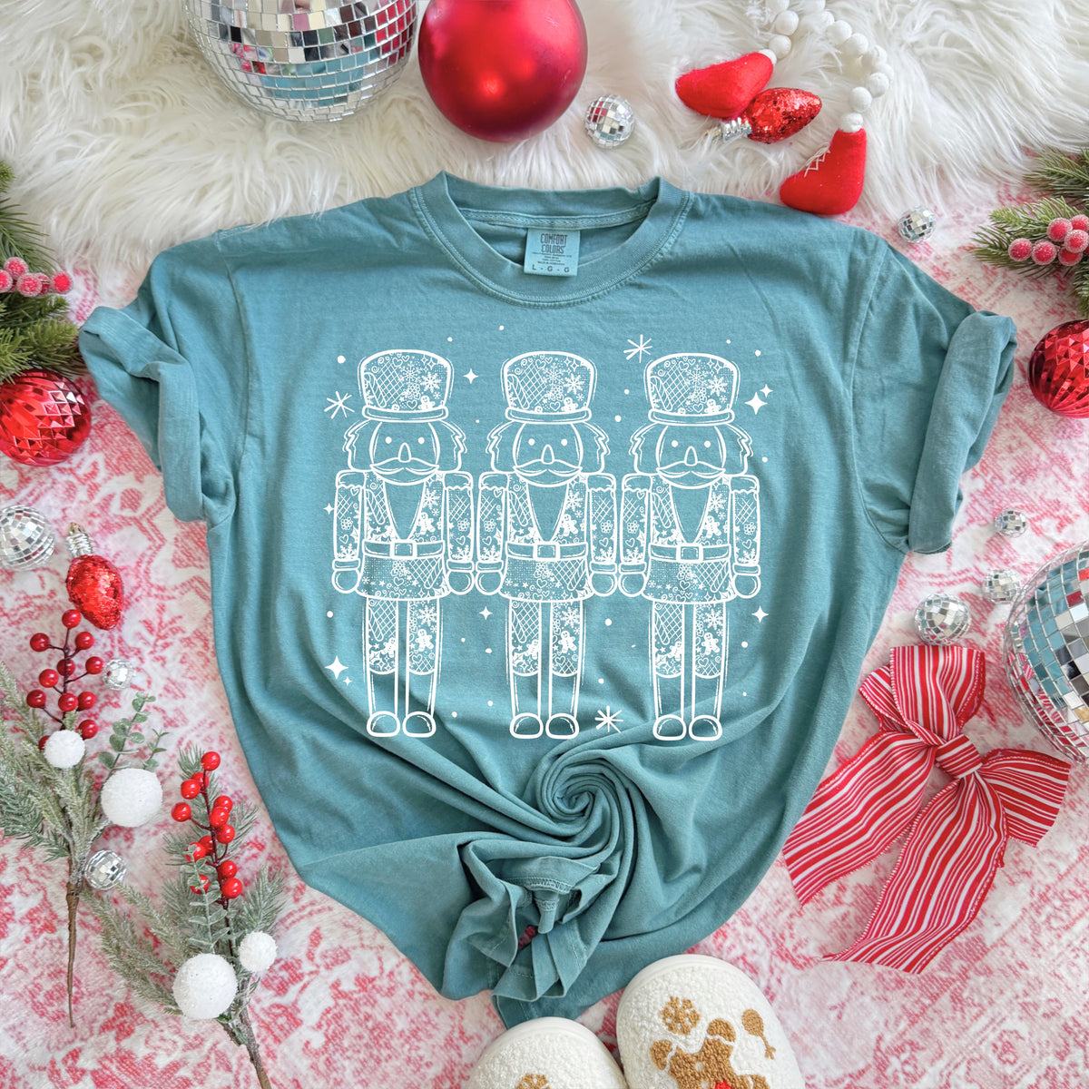 3 Patterned Nutcrackers