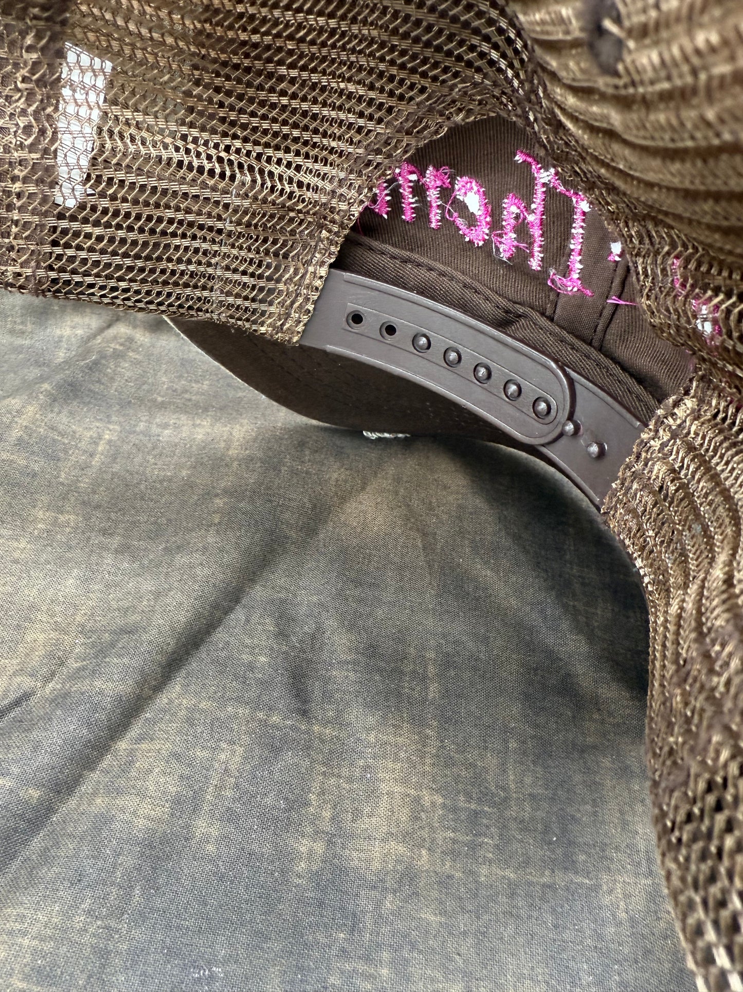 Embroidered Leopard Let Them Hat (Snap Back)