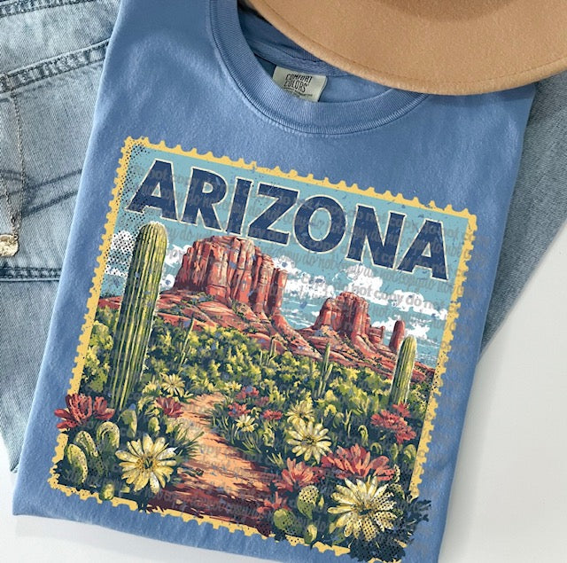 Vintage Stamp States