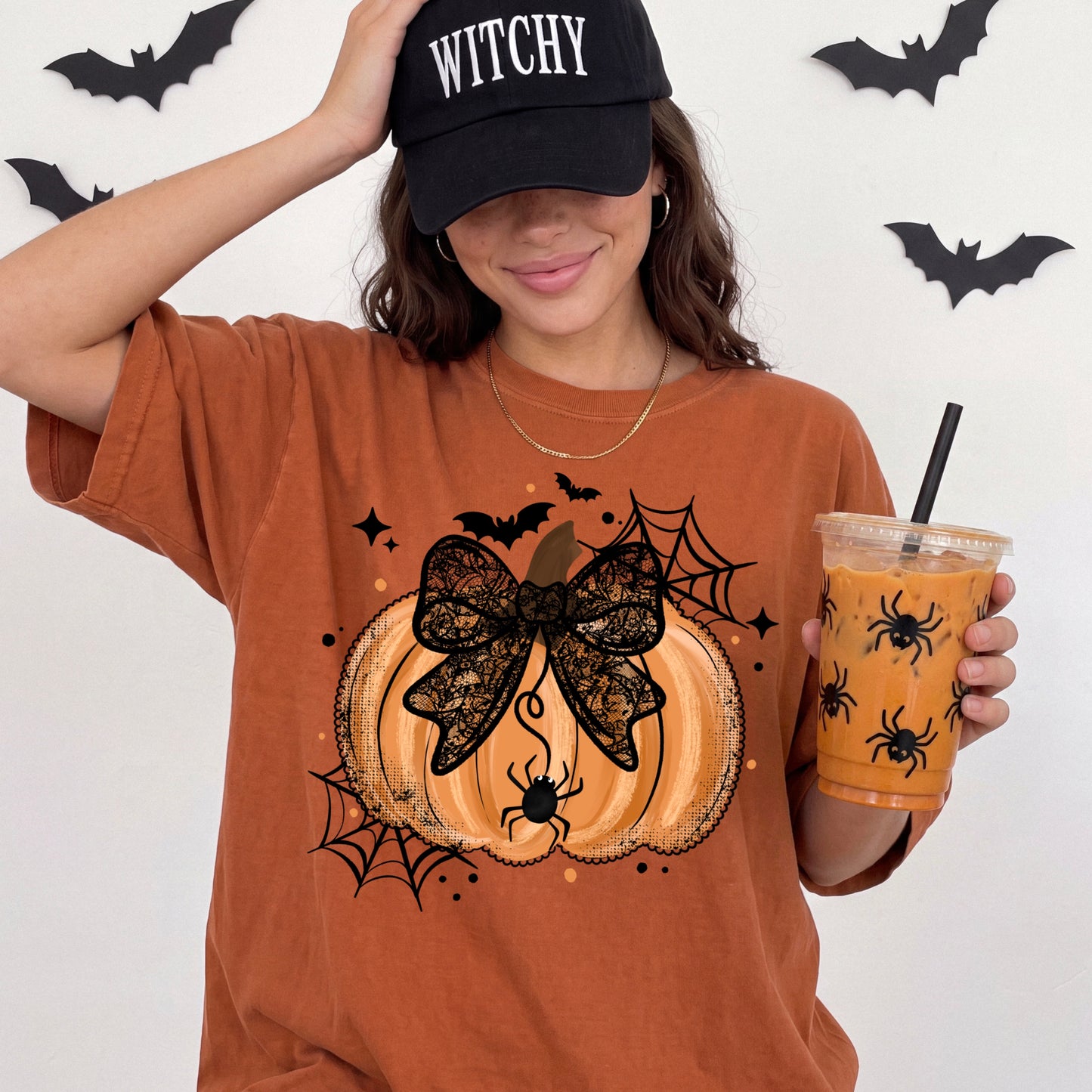 Lace Bow Pumpkin