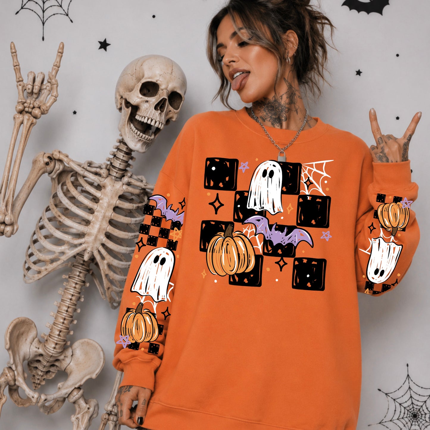 Sketchy Halloween Checker
