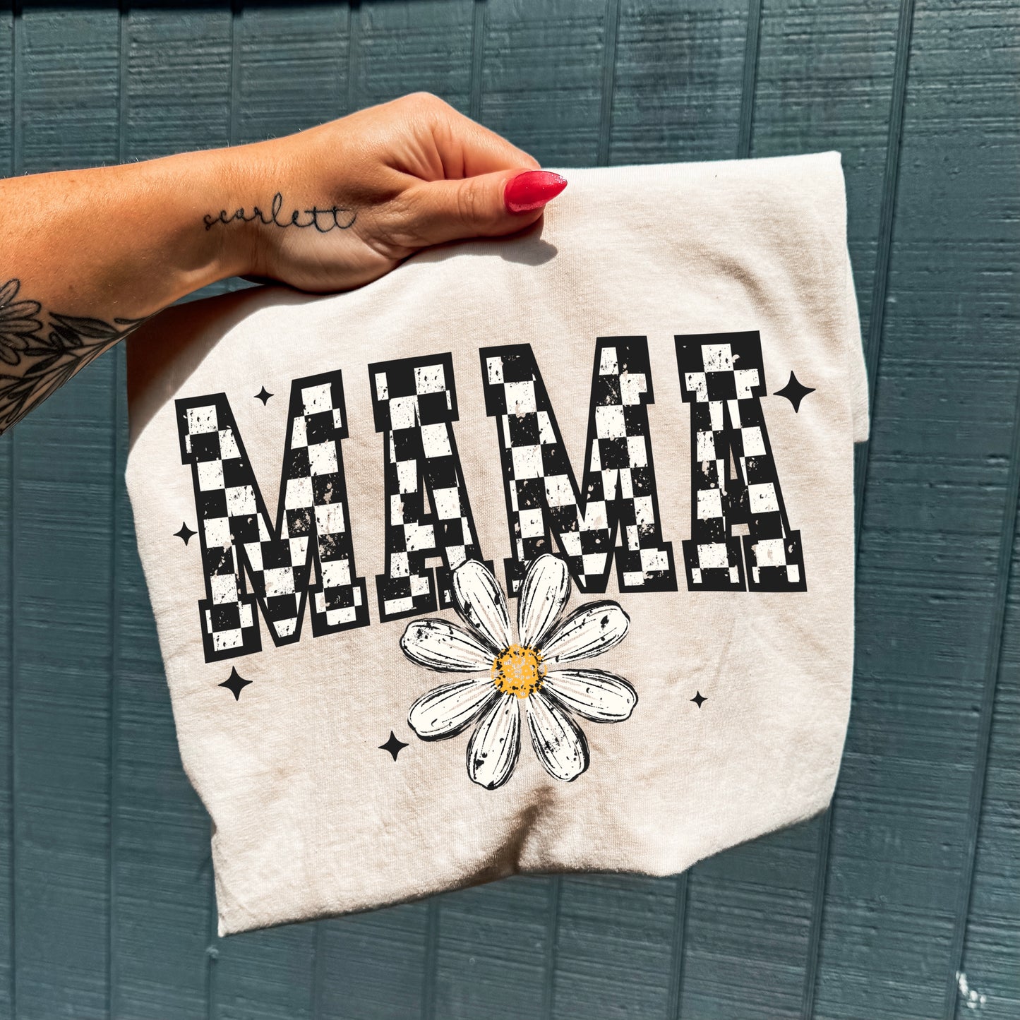 Flower Checker Mama
