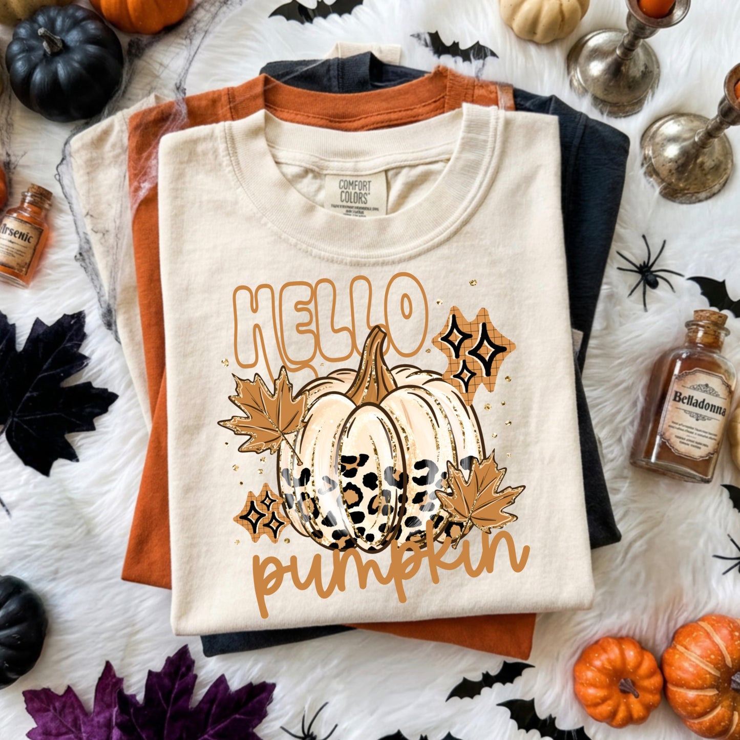 Half Leopard Hello Pumpkin