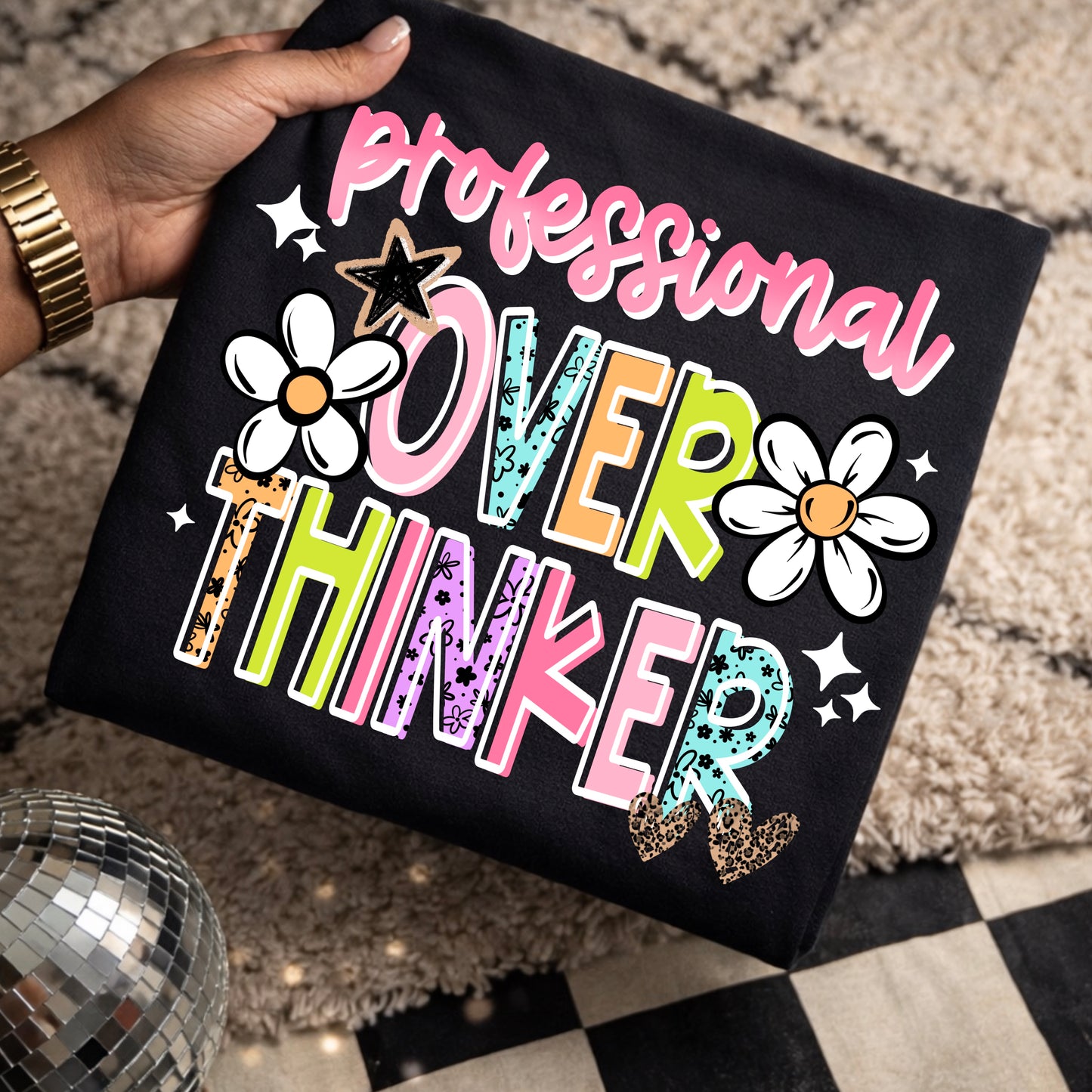 Floral Professional Overthinker