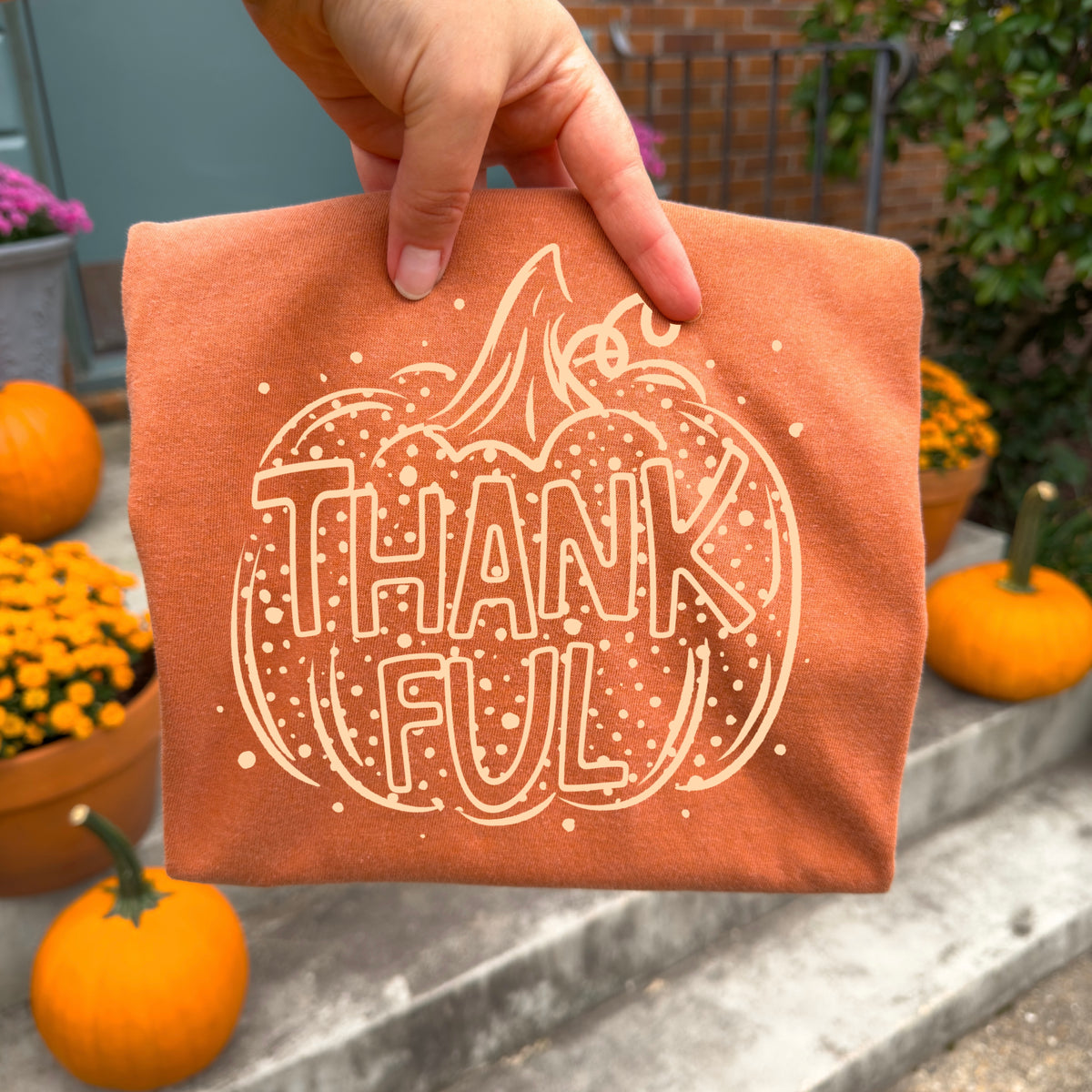 Thankful Speckled Pumpkin
