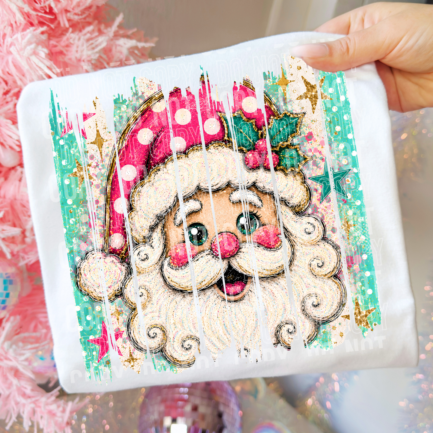 Santa Brush Colorful