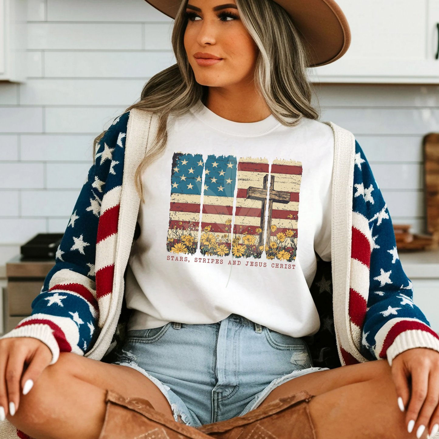 Stars Stripes And Jesus Christ