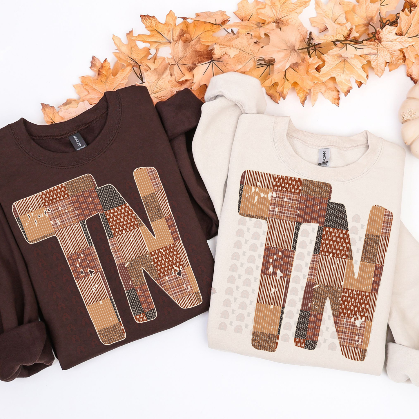State Quilted Distressed Browns