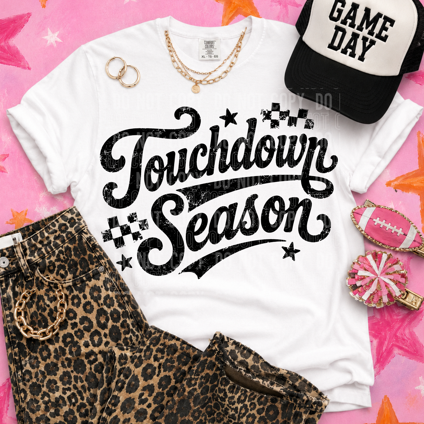 Touchdown Season Distressed