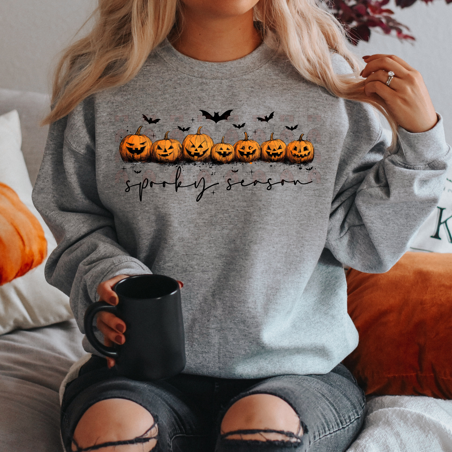 Bats And Pumpkins Spooky Season