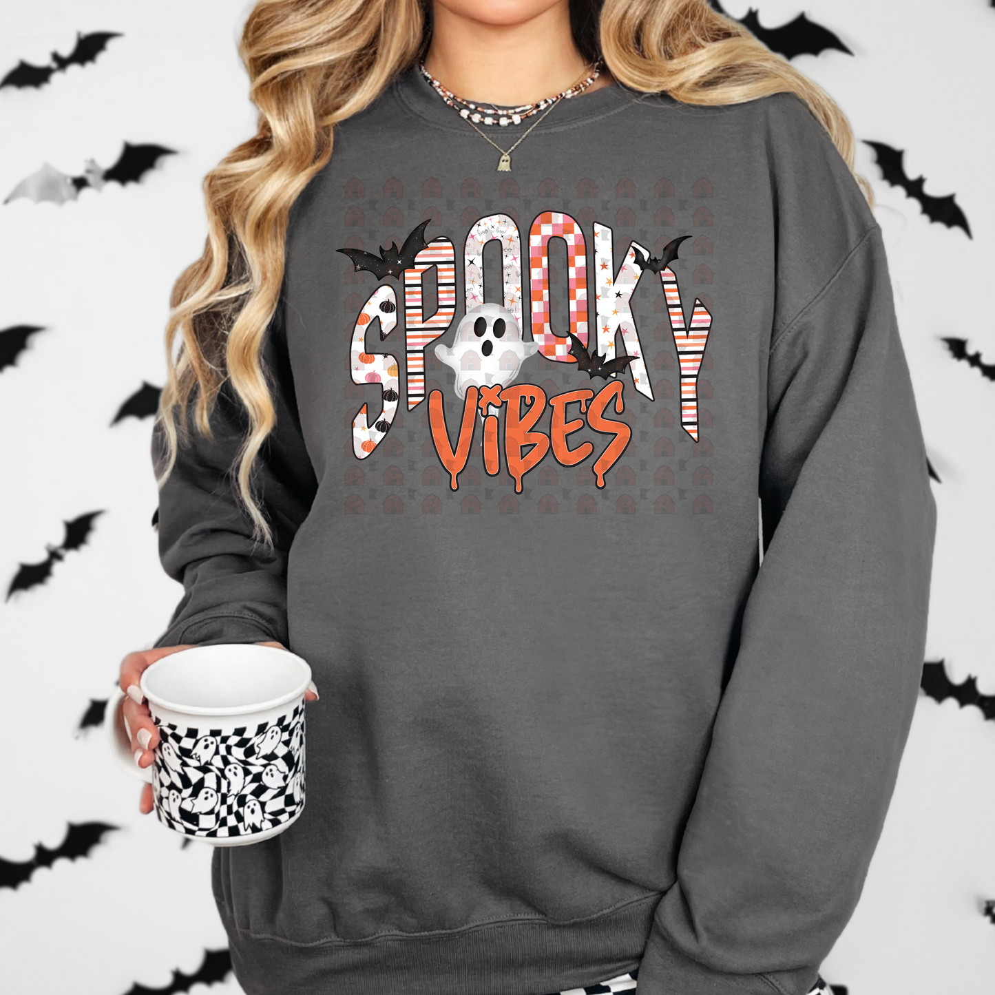 Bats Ghost Spooky Vibes
