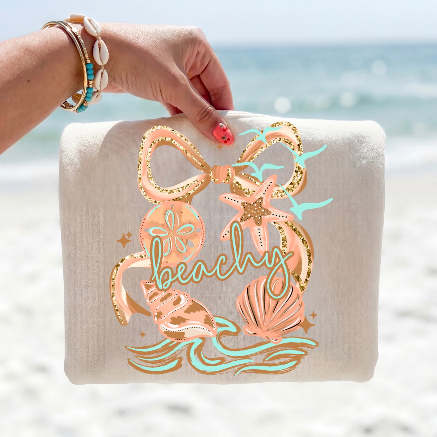 Beachy Bow And Shells