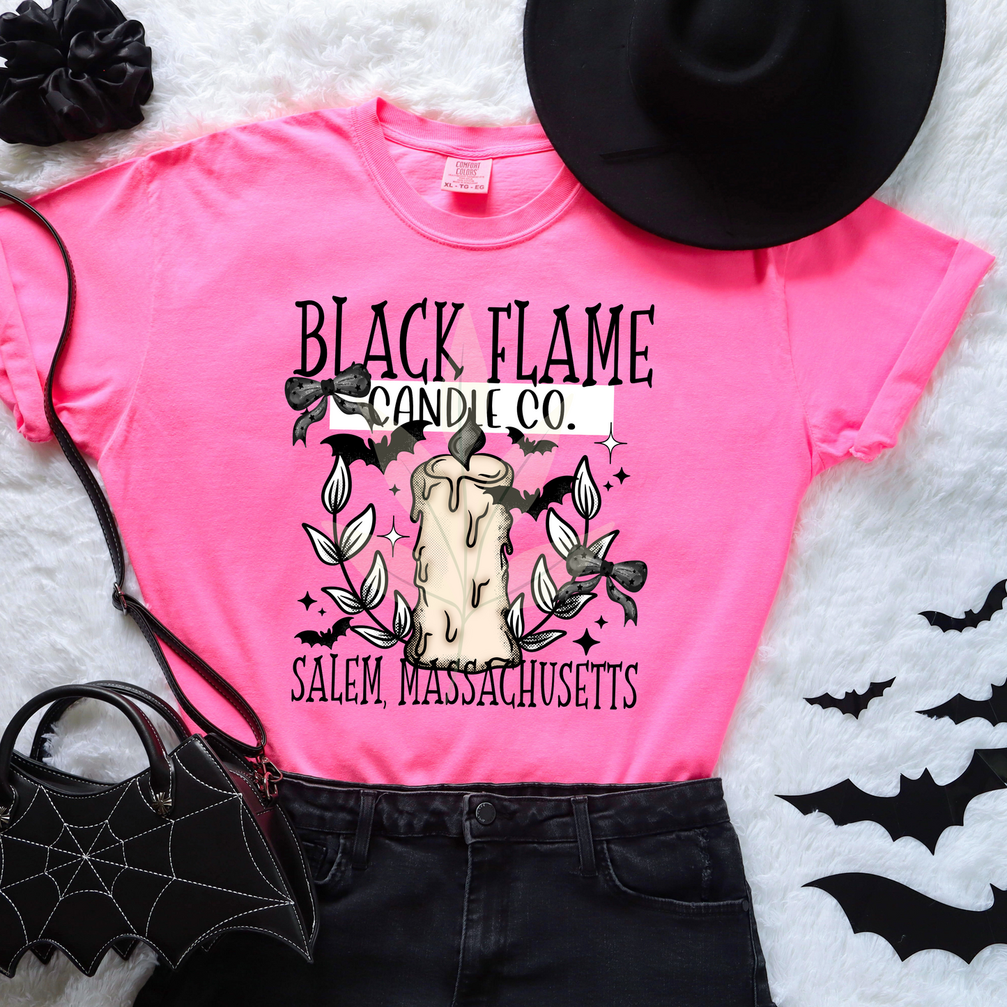Black Flame Candle