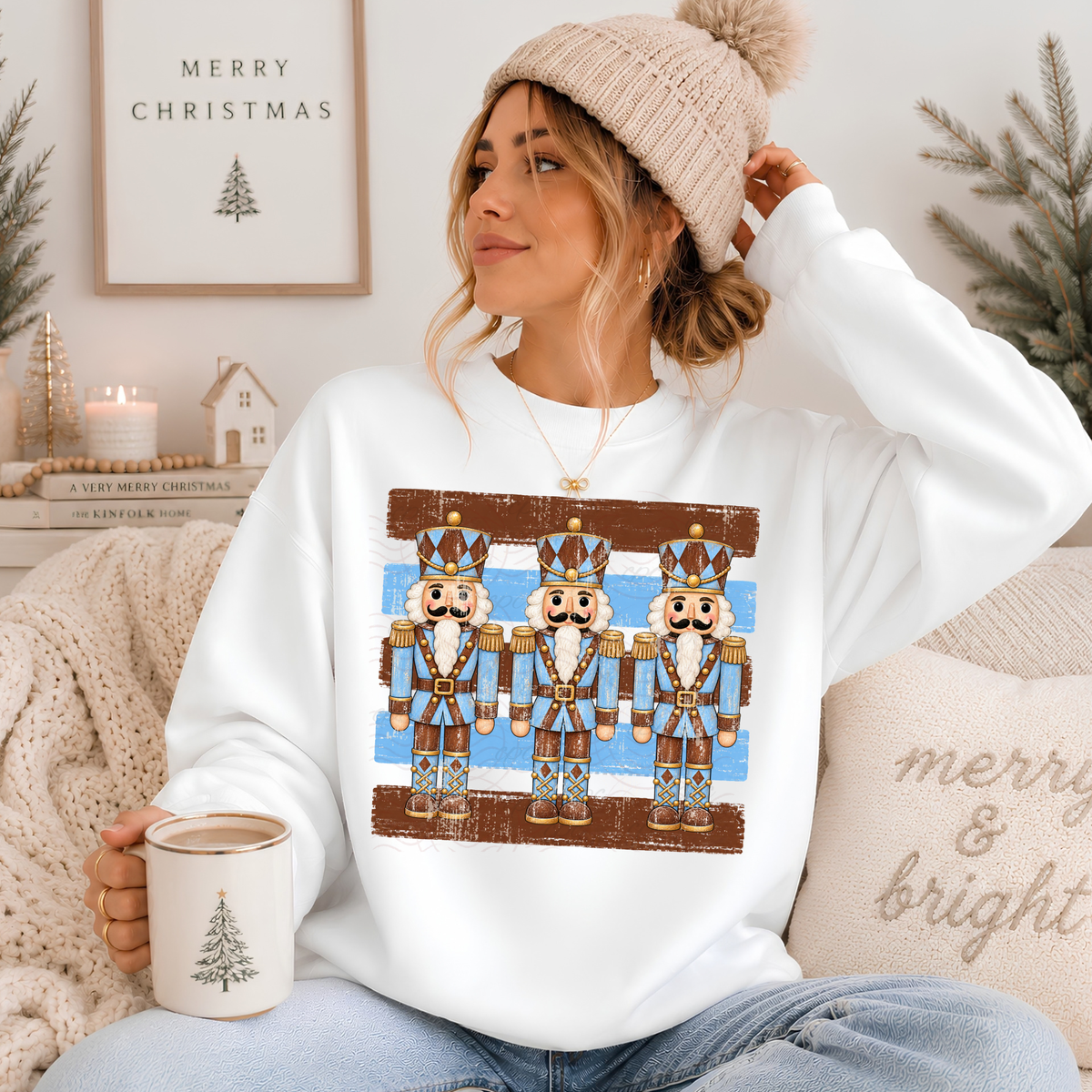 Blue Brown Nutcrackers