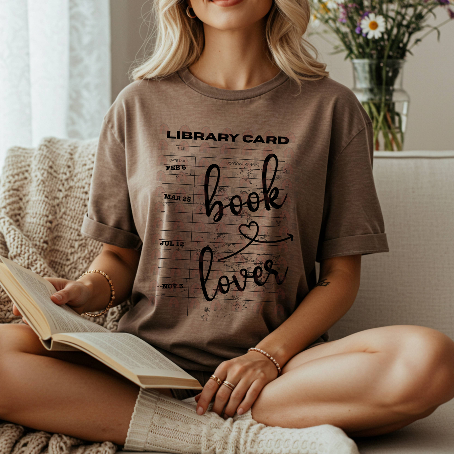 Book Lover Library Card