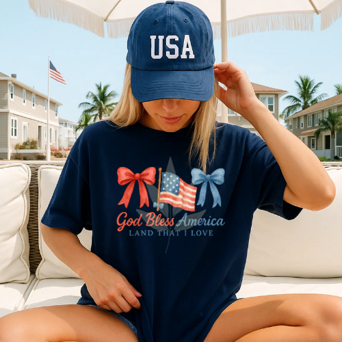 Bows Flag God Bless