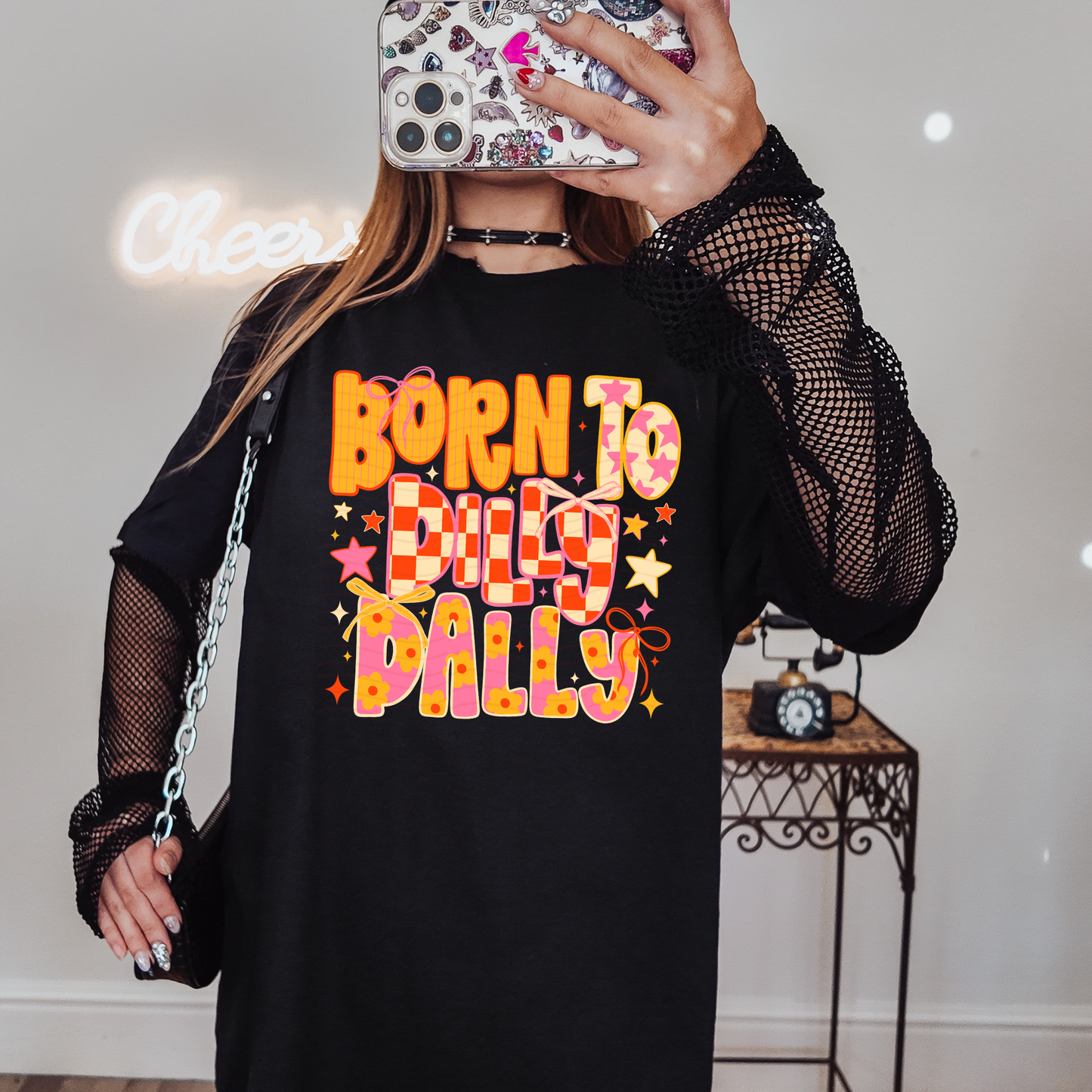 Bows Floral Born To Dilly Dally