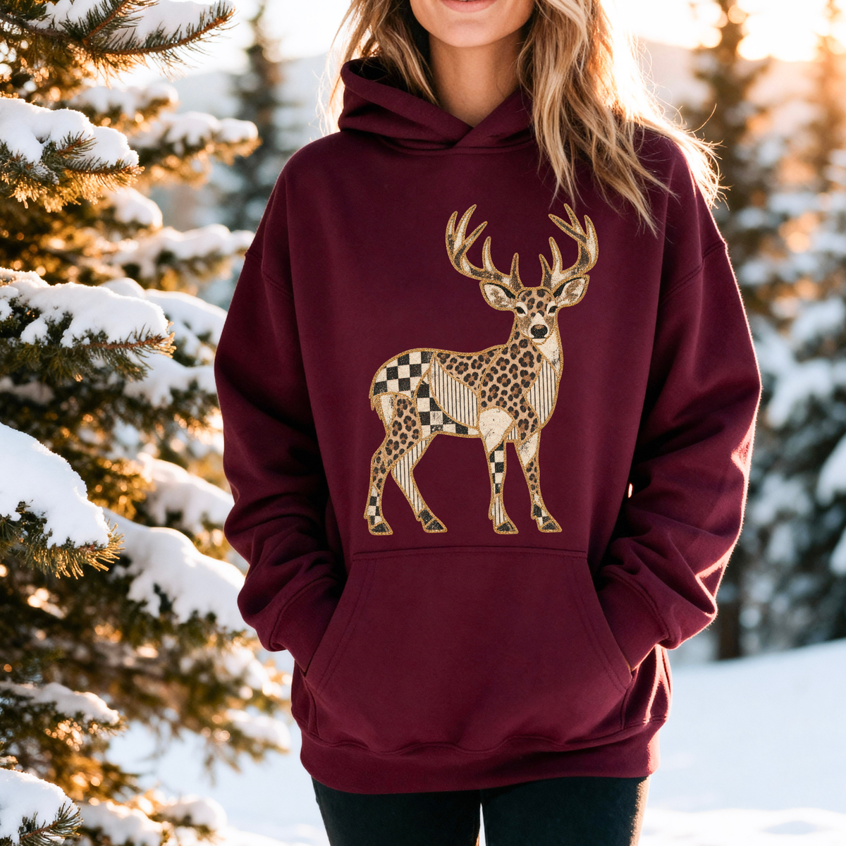 Brown Patterned Deer