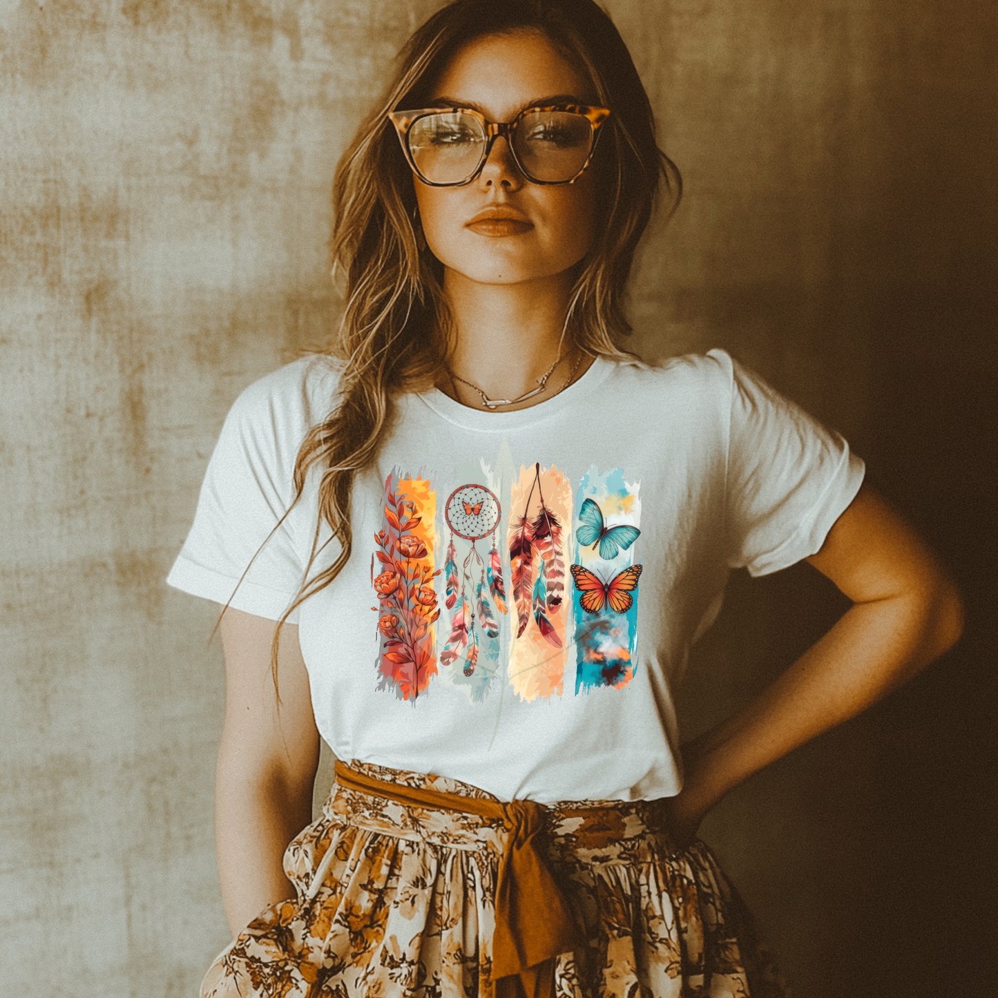 Brushstroke Boho Dreamcatcher Grid