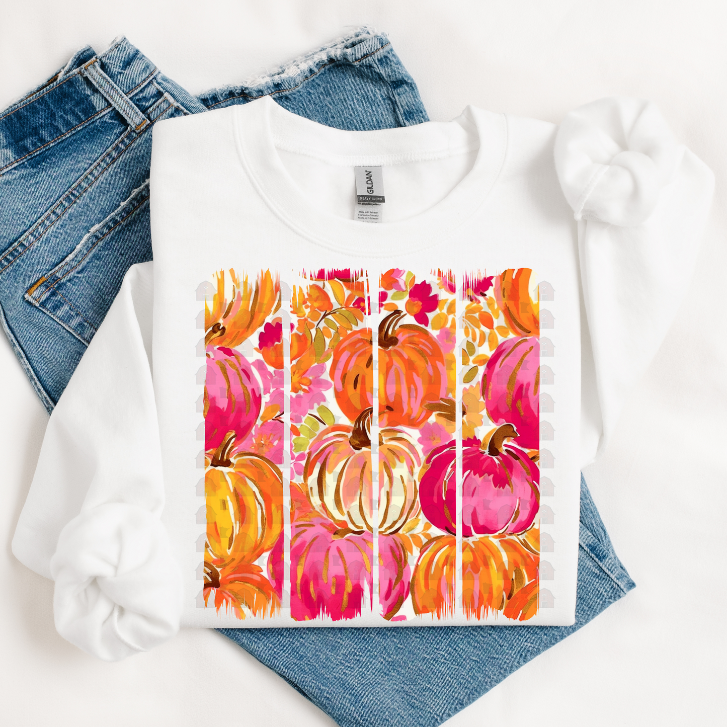 Brushstroke Bright Pumpkins