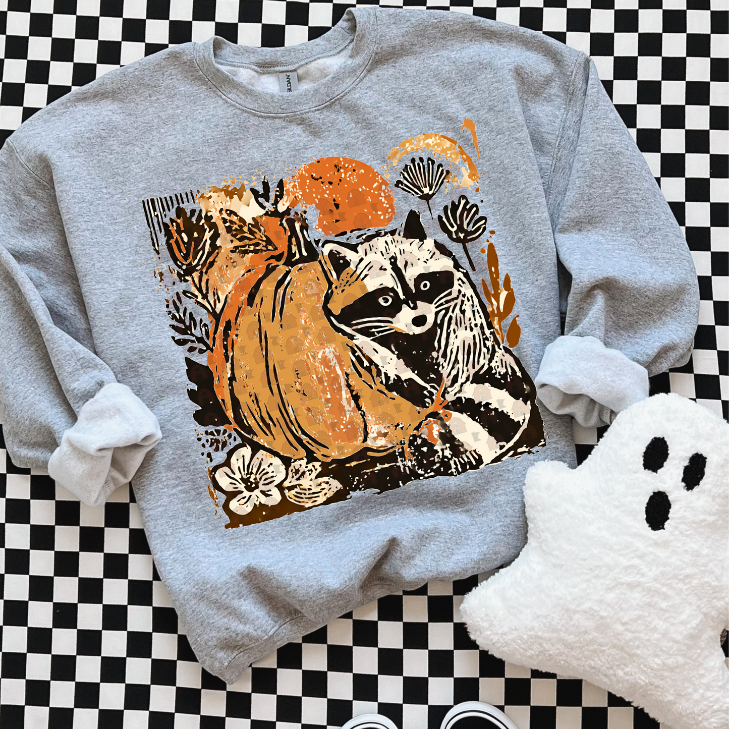 Brushstroke Raccoon