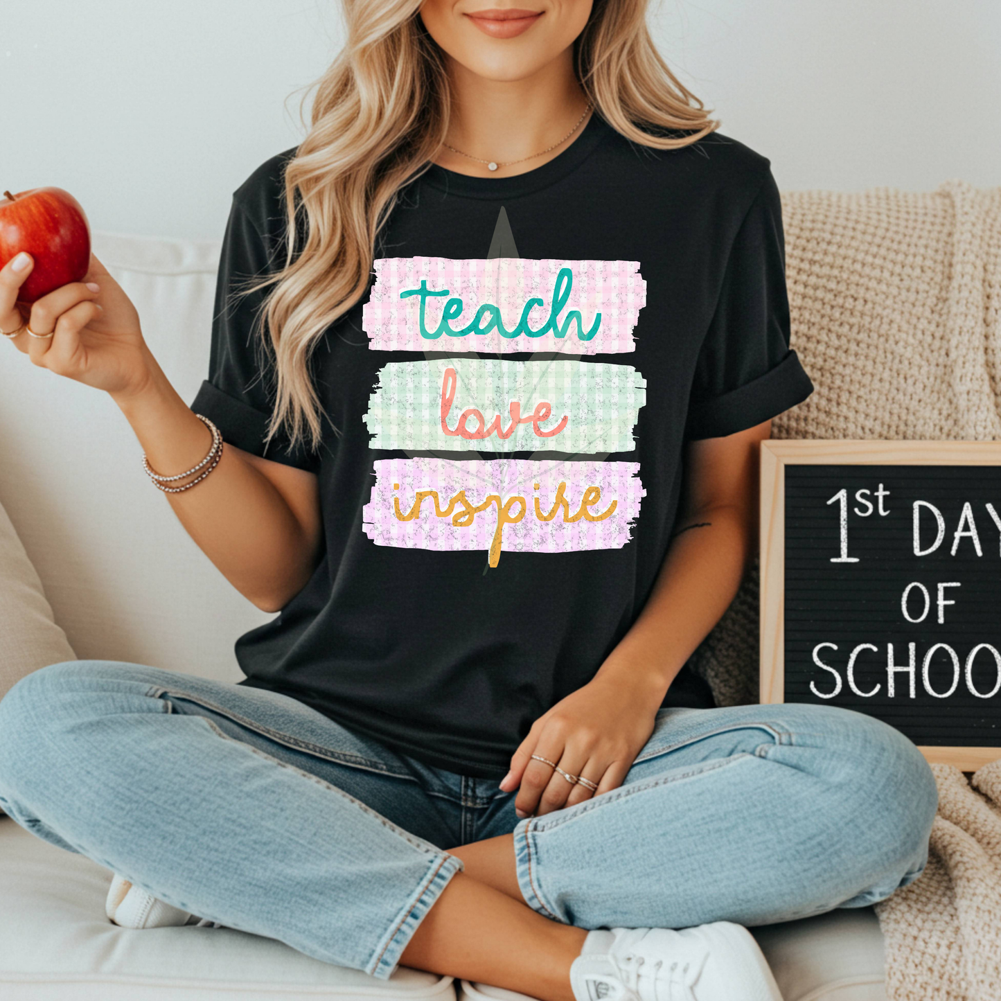 Brushstroke Teach Love Inspire