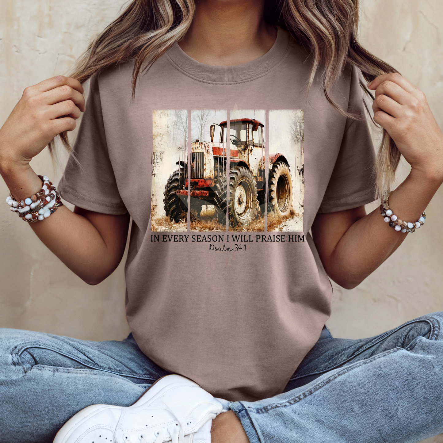Brushstroke Tractor In Every Season