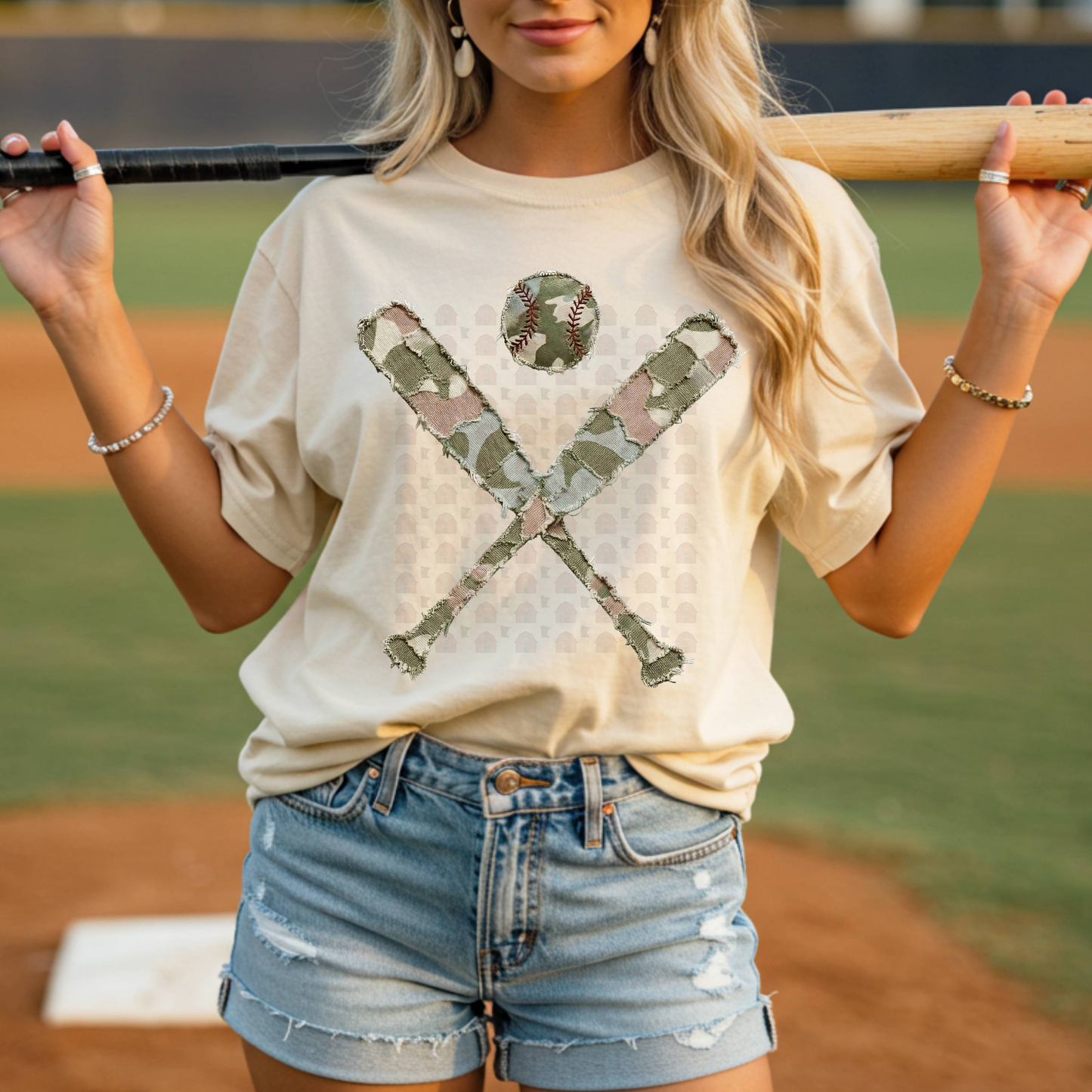 Camo Bats And Ball